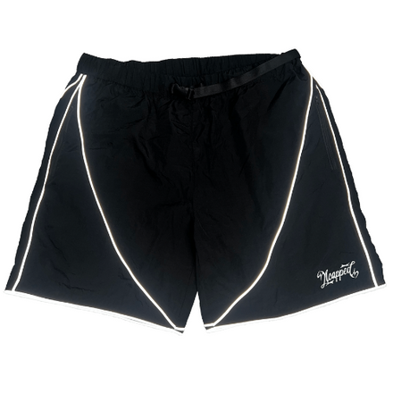 BLACK SHINE SHELL SHORTS