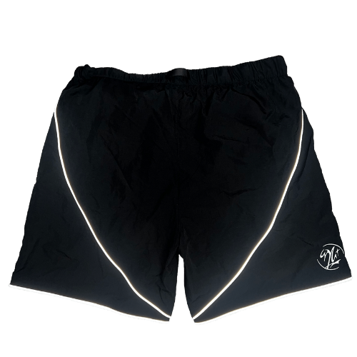 BLACK SHINE SHELL SHORTS