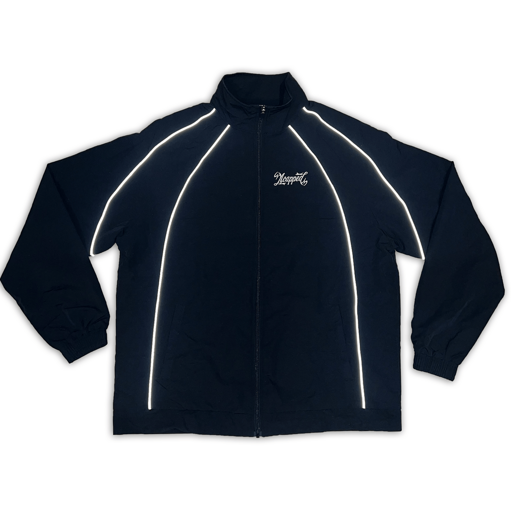 8-BALL BLACK 3M REFLECTIVE SHELLSUIT