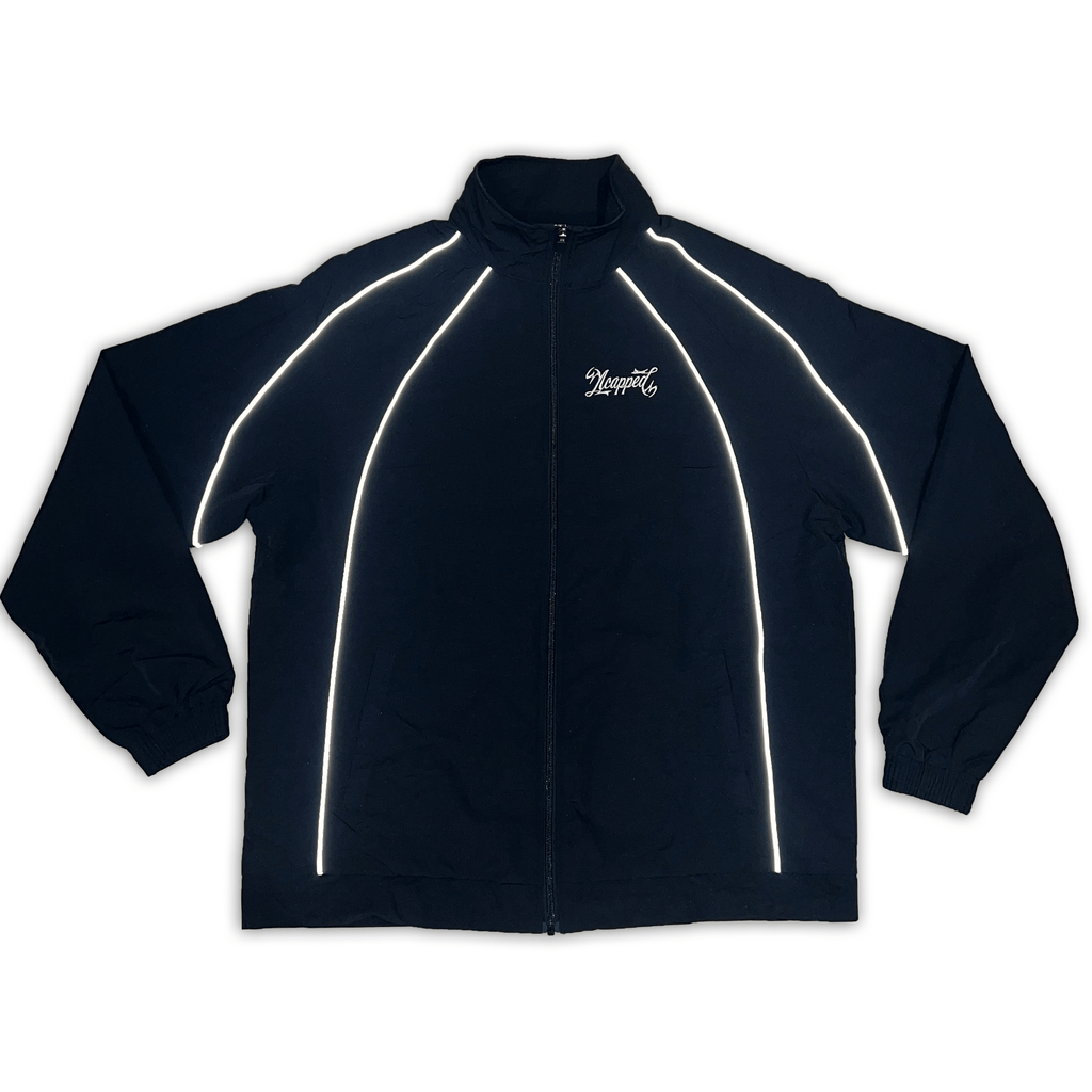 8-BALL BLACK REFLECTIVE SHELLSUIT (SHORTS)