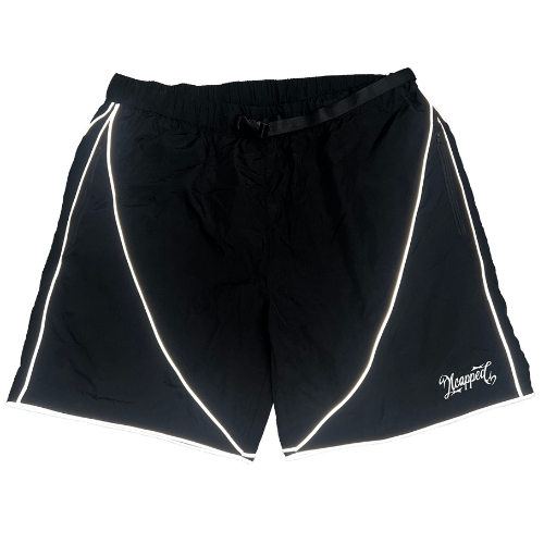 8-BALL BLACK REFLECTIVE SHELLSUIT (SHORTS)