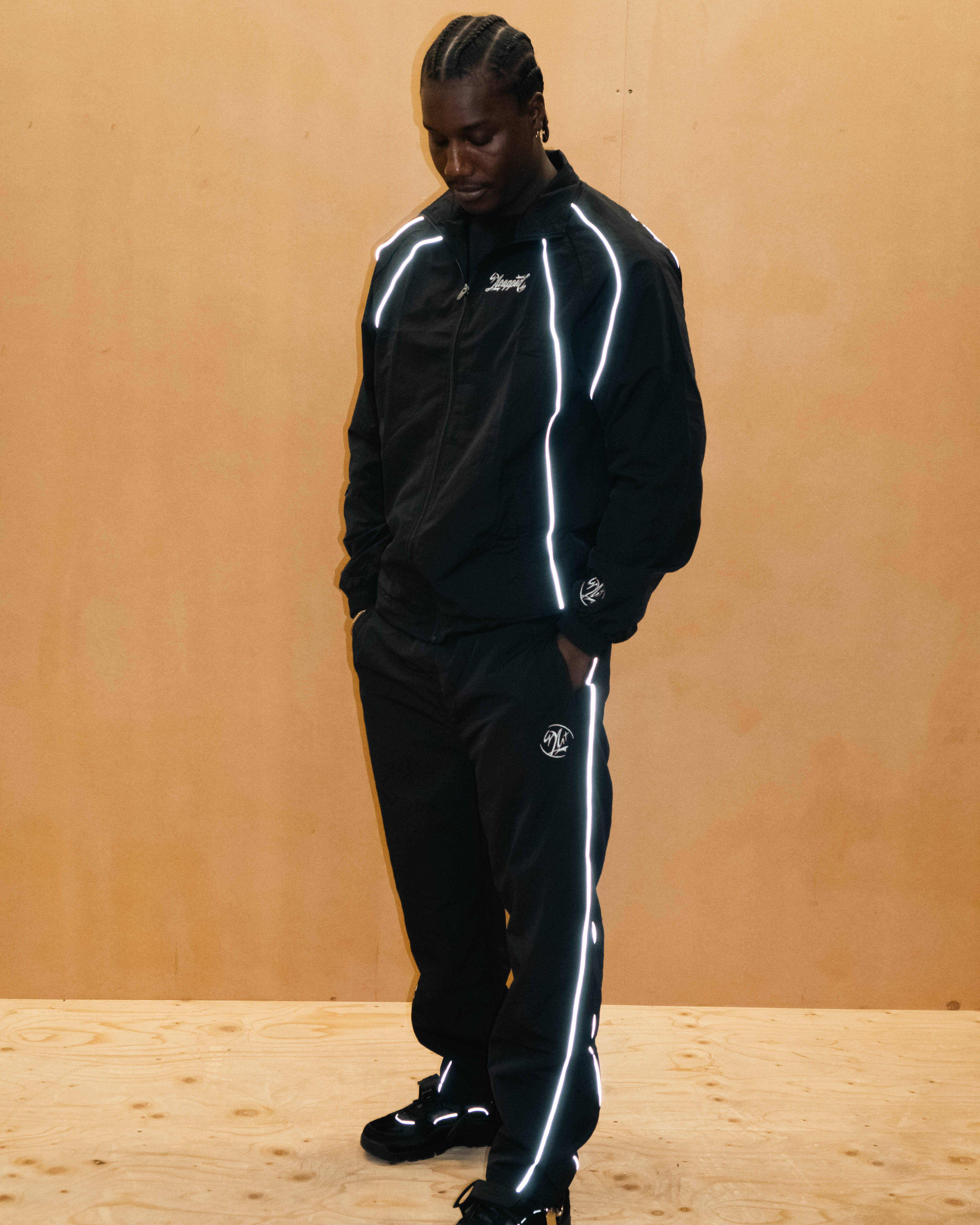 8-BALL BLACK SHELL PANTS – NCAPPED
