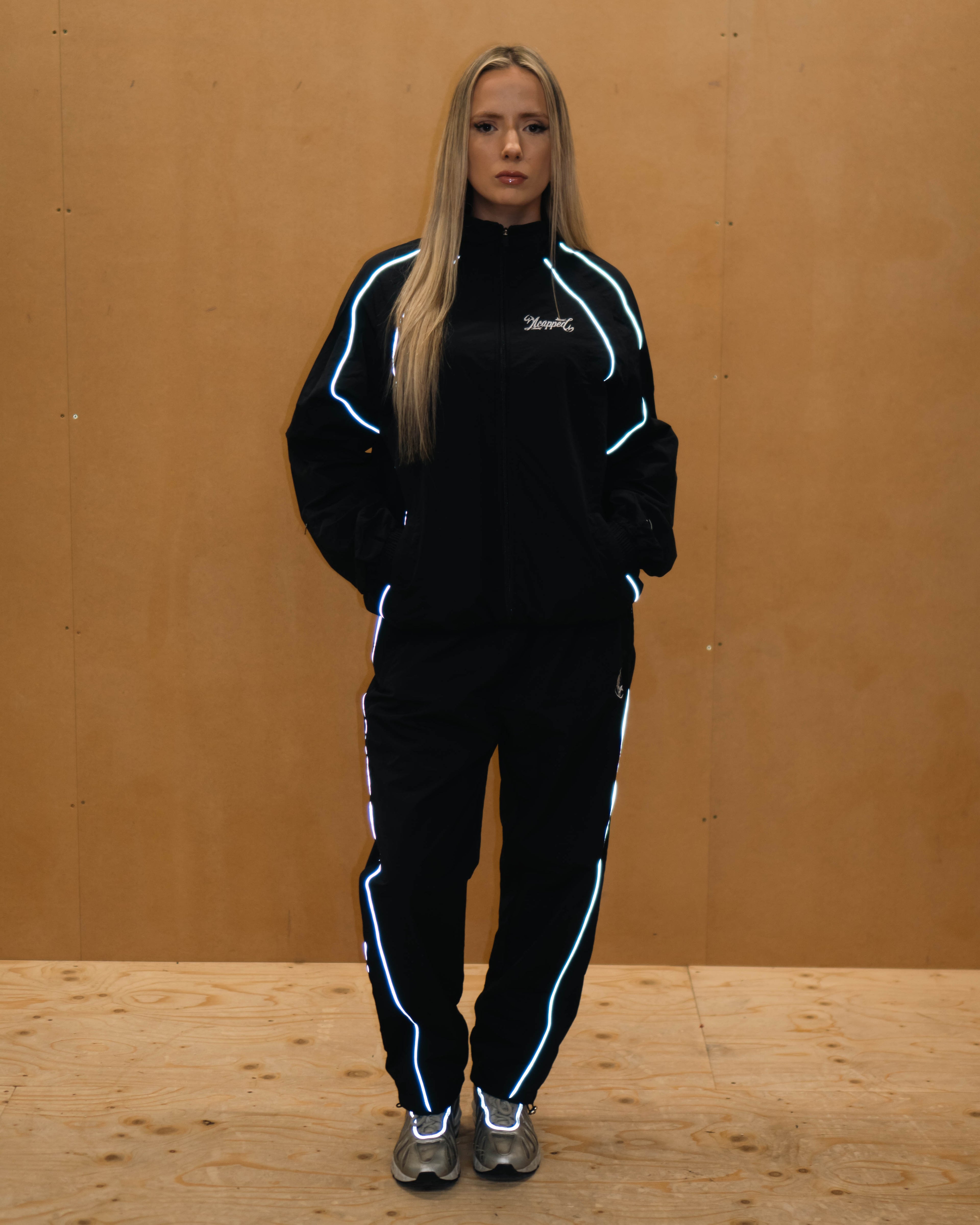 8-BALL BLACK SHELL PANTS