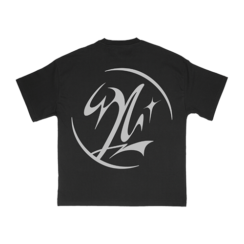 BLACK SCRIPT TEE