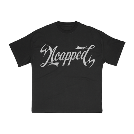BLACK SCRIPT TEE
