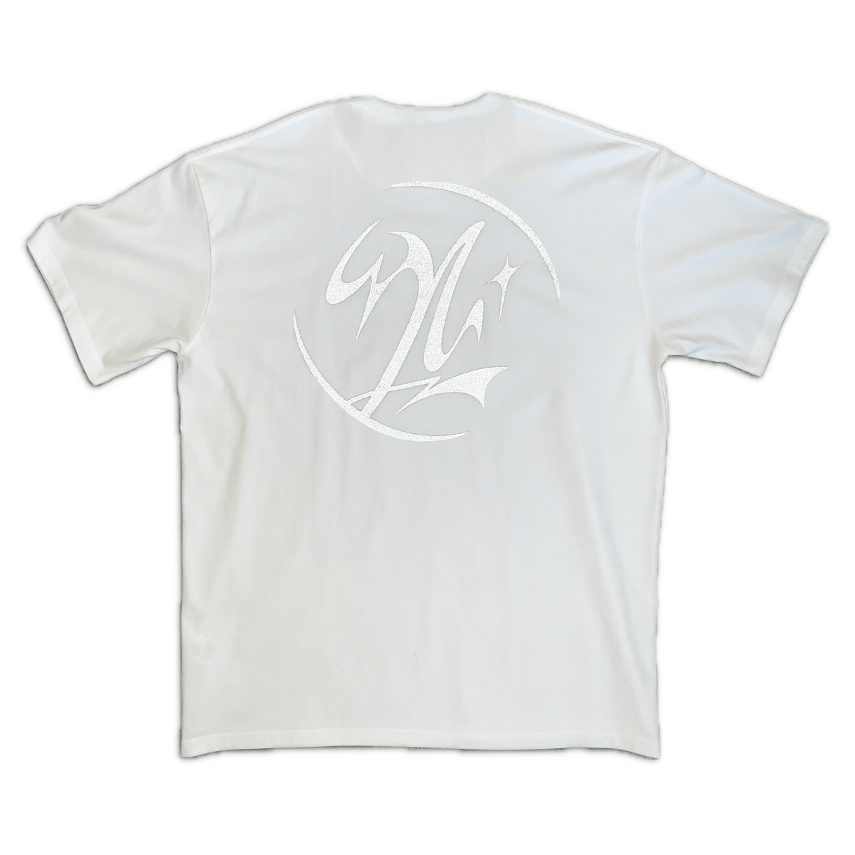 WHITE 3M SCRIPT TEE